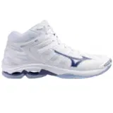 Mizuno WAVE VOLTAGE 2 MID Кроссовки волейбольные Белый/Голубой/Темно-синий