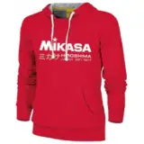 Mikasa BELYT MAN Толстовка спортивная с капюшоном Красный/Белый