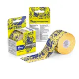 Tmax PATTERN 5см×5м Кинезиотейп Желтый