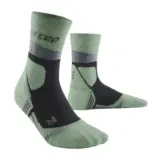CEP HIKING MAX MID CUT COMPRESSION SOCKS (W) Компрессионные носки женские Серый/Мятный