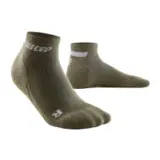 CEP THE RUN LOW CUT SOCKS 4.0 Компрессионные короткие носки Зеленый/Белый