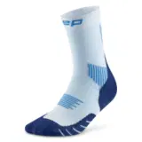 CEP CORE RUN COMPRESSION MID CUT SOCKS 5.0 (W) Компрессионные носки женские Голубой/Темно-синий