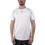 Mizuno FRONTIER SHADOW T-SHIRT Футболка теннисная Белый/Голубой