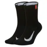 Nike COURT MULTIPLIER CUSHIONED CREW SOCKS Носки теннисные (2 пары) Черный/Белый
