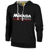 Mikasa BELYT MAN Толстовка спортивная с капюшоном Черный/Белый