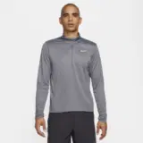 Nike PACER MEN'S DRI-FIT 1/2-ZIP RUNNING TOP Лонгслив беговой Серый