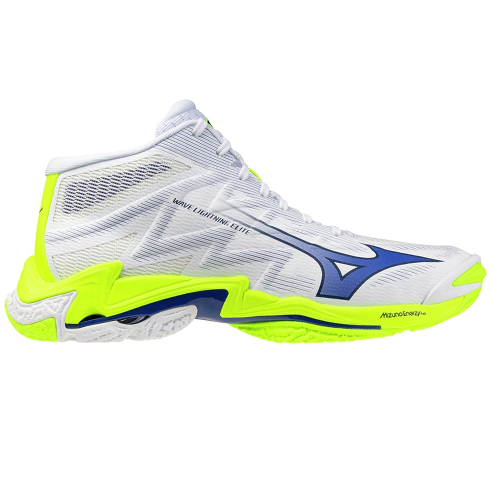 Mizuno WAVE LIGHTNING ELITE MID Кроссовки волейбольные Белый/Темно