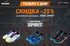 Скидка -25% на волейбольные кроссовки Jogel Spirit!