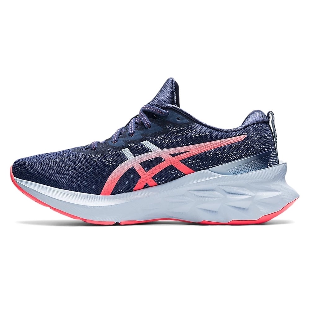 Asics NOVABLAST 2 (W) Кроссовки беговые женские Темно-синий/Розовый купить  в интернет-магазине экипировочного центра Kinash Sport