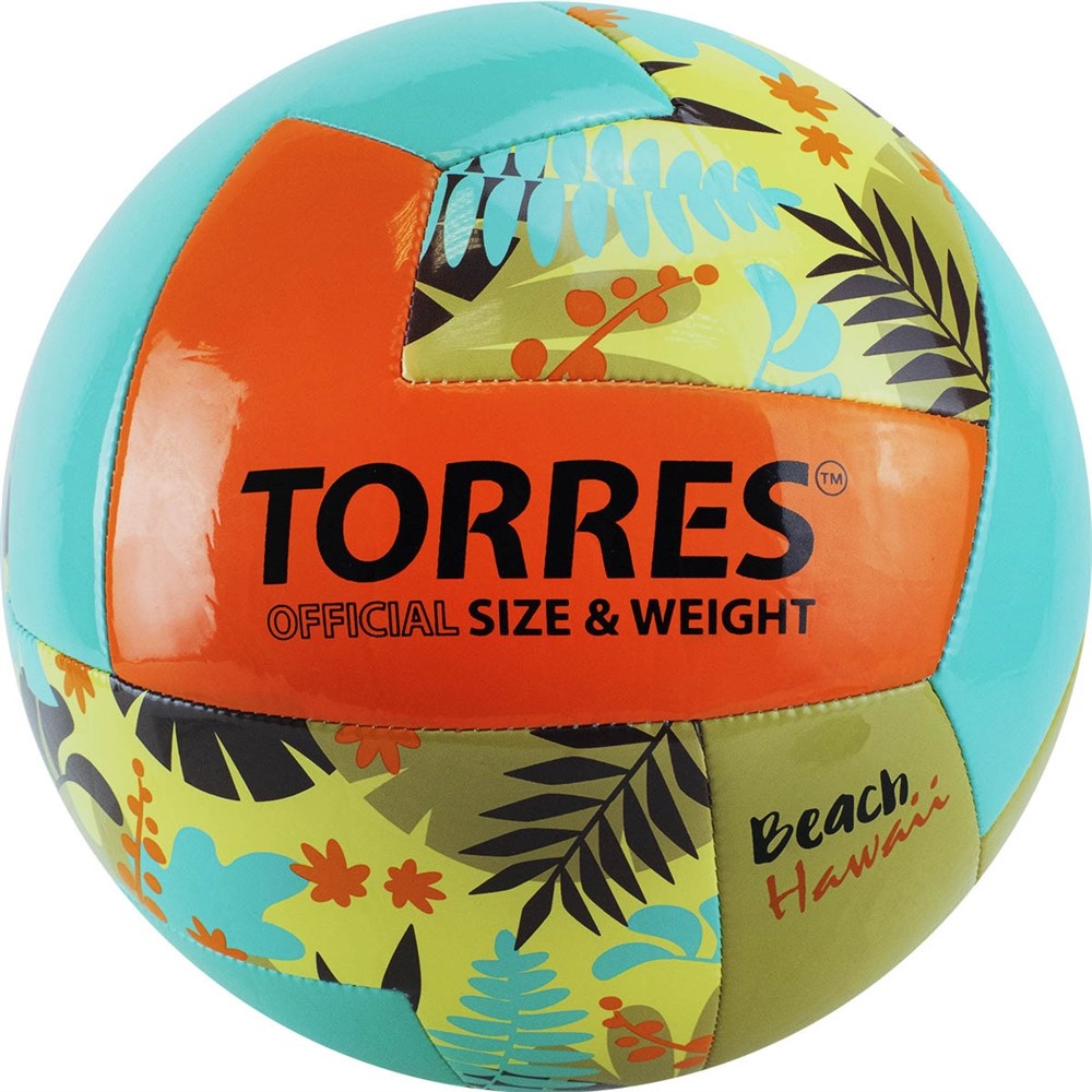 

Для пляжки Torres, Torres HAWAII (V32075B) Мяч для пляжного волейбола 5