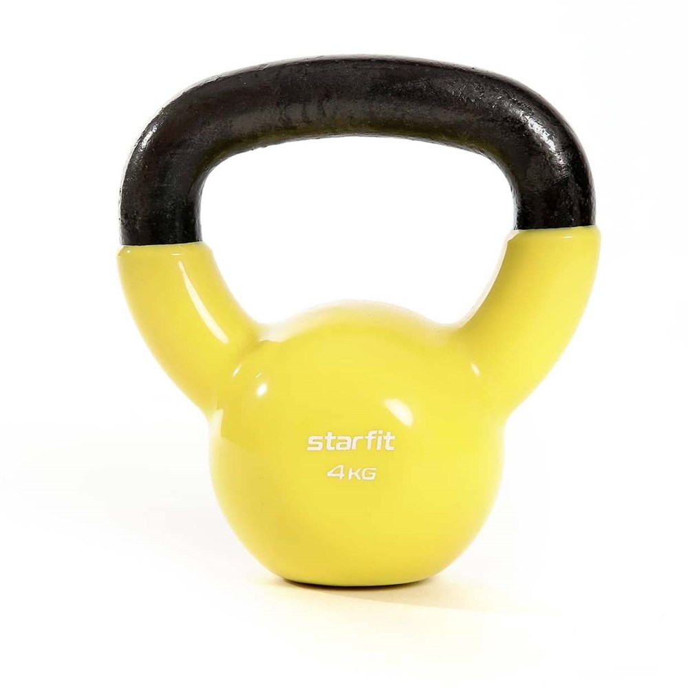 

Вес Starfit, Starfit CORE DB-401 4 КГ Гиря виниловая