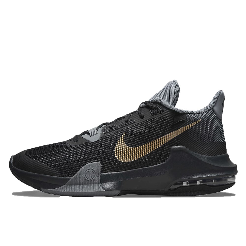 nike air max impact black and gold