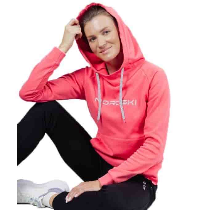 

Толстовки Nordski, Nordski KANGAROO (W) PINK Толстовка с капюшоном женская Розовый M