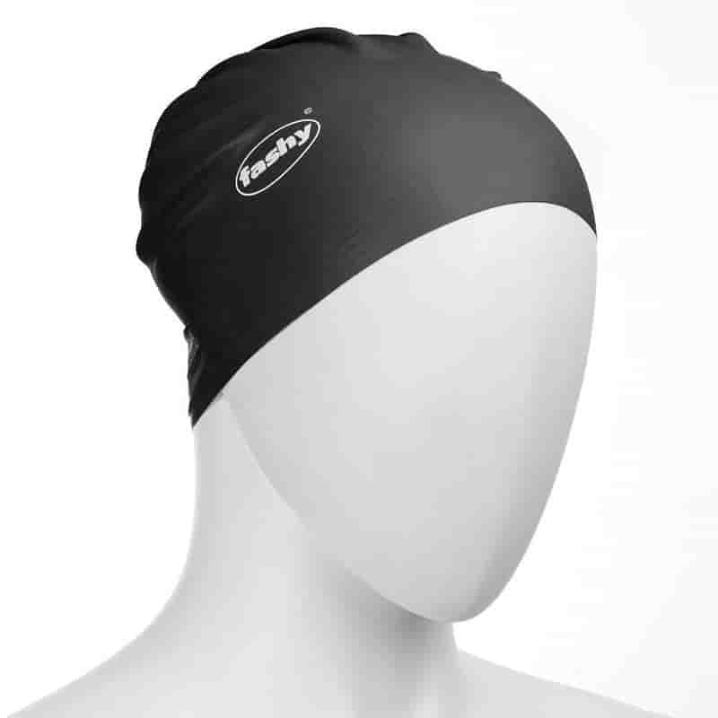 

Шапочки для плавания Fashy, Fashy SILICONE CAP AQUAFEEL Шапочка для плавания Черный/Белый