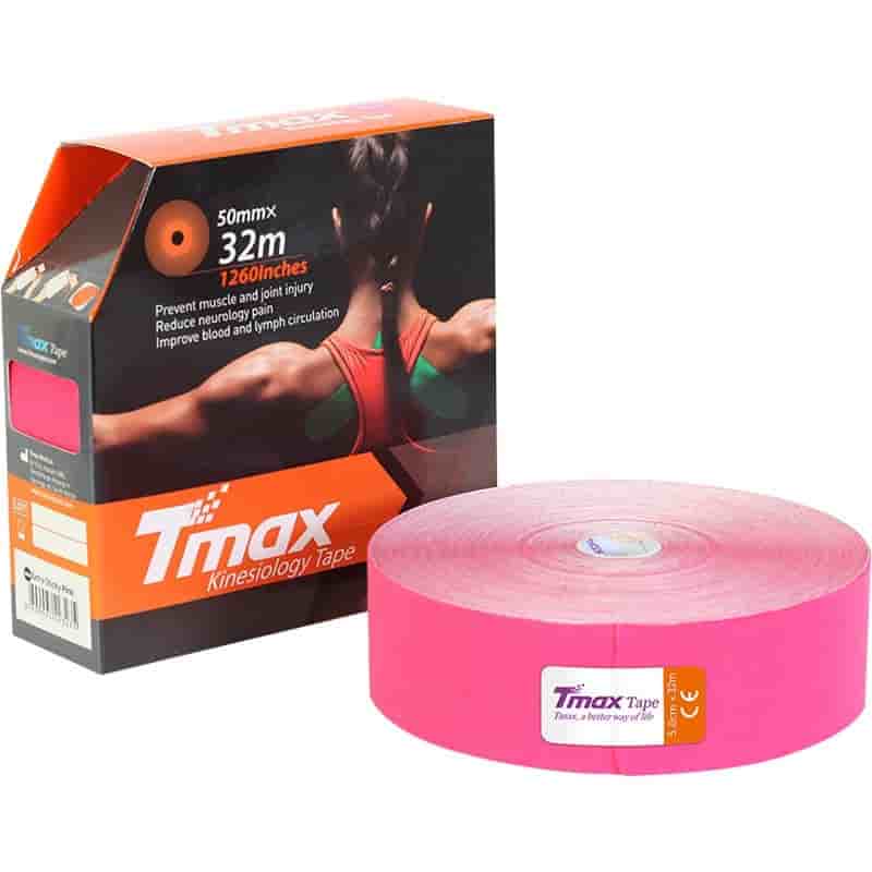 

Тейпы, Пластыри TMAX, Tmax 32M EXTRA STICKY PINK 5см×32м Кинезиотейп Розовый