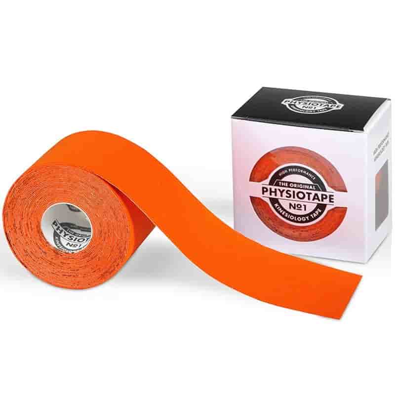 

Тейпы, Пластыри PhysioTape №1, PhysioTape №1 ORANGE 5см×5м Кинезиотейп Оранжевый