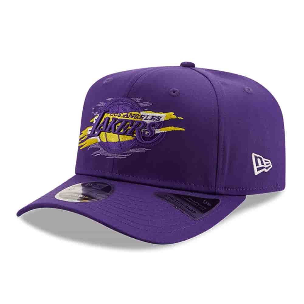 

Кепки New Era, New Era 9FIFTY LA LAKERS TEAR LOGO PURPLE Бейсболка Фиолетовый/Желтый S/M