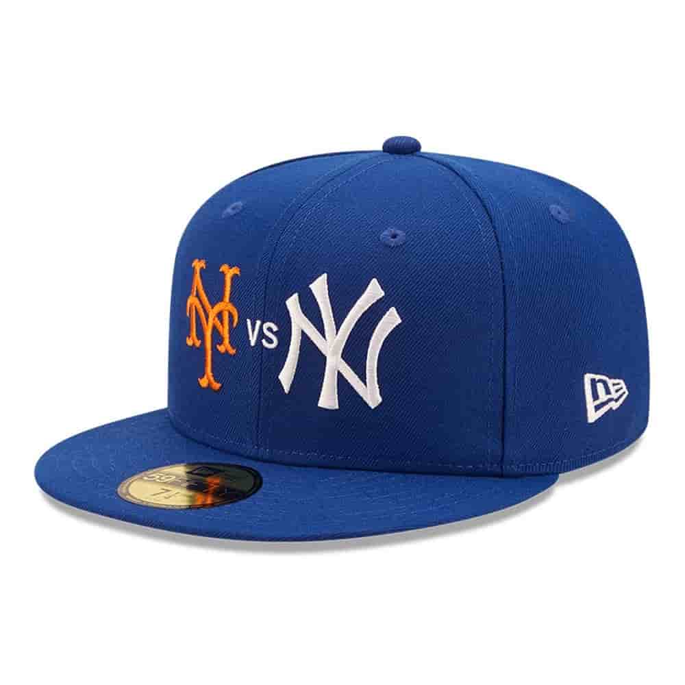 

Кепки New Era, New Era 59FIFTY NEW YORK METS VS YANKEES COOPERSTOWN BLUE Бейсболка Синий/Белый/Черный 7 1/2