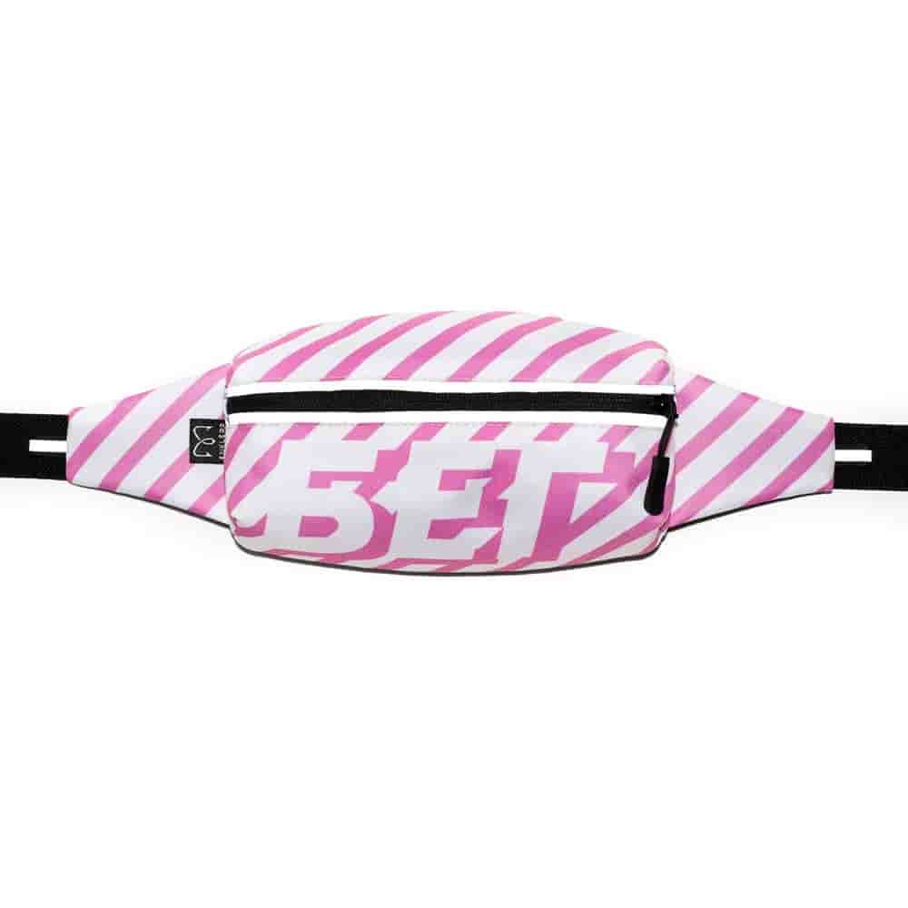 

На пояс Enklepp, Enklepp MARATHON WAIST BAG RUN PINK Сумка на пояс Белый/Розовый