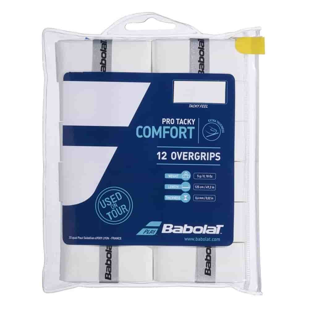 

Намотки Babolat, Babolat PRO TACKY OVERGRIP X12 Овергрип Белый