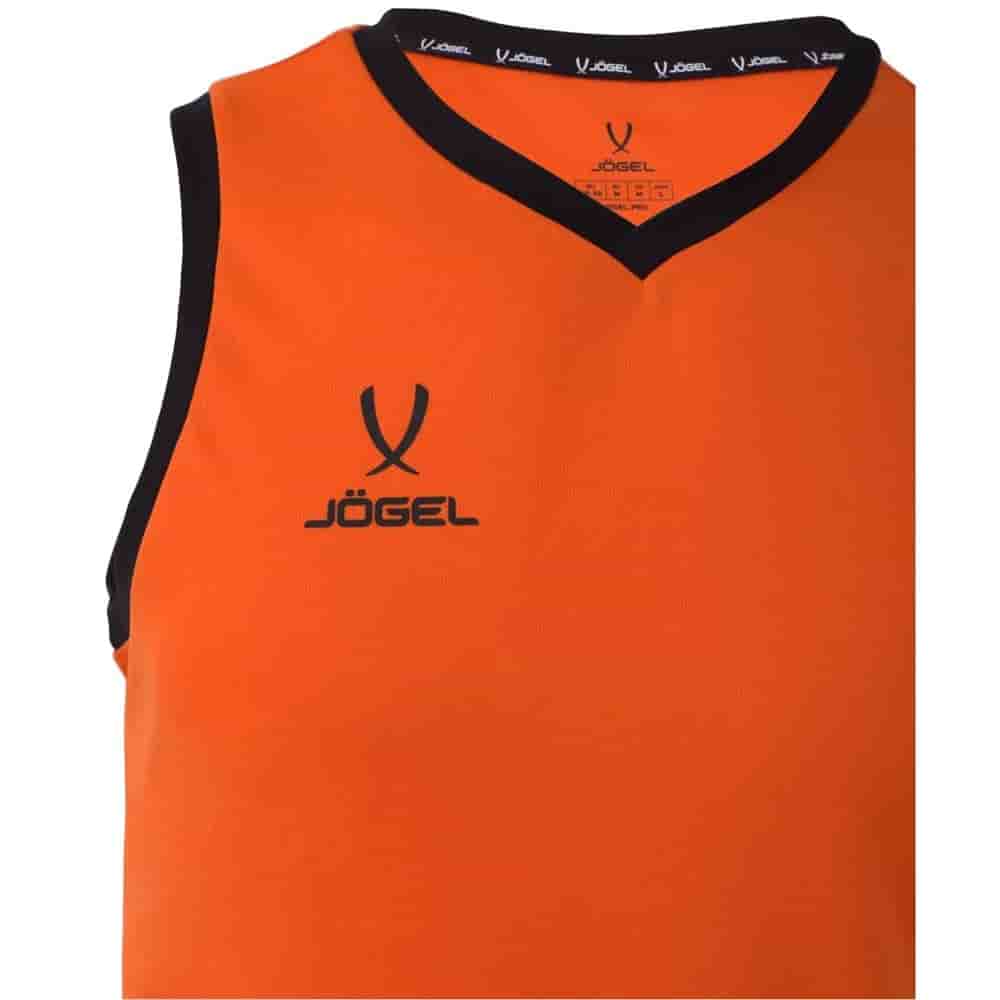 

Игровые майки Jogel, Jogel CAMP BASIC Майка баскетбольная детская Оранжевый/Черный YM