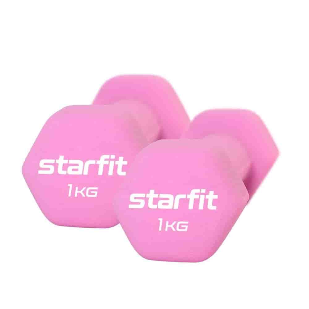 

Вес Starfit, Starfit DB-201 1 КГ Гантель неопреновая (пара)