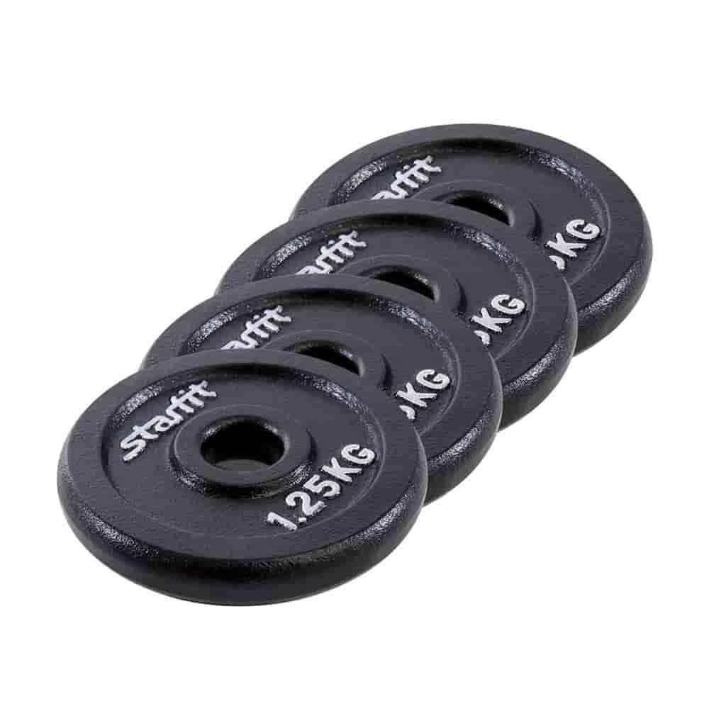 

Разборные Starfit, Starfit BB-204 1,25 кг Диск чугунный (4 шт)