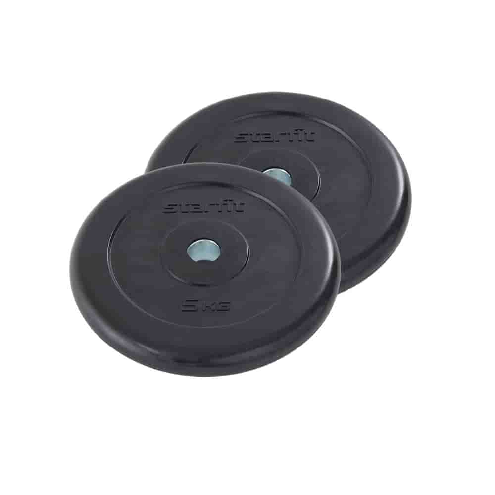 

Разборные Starfit, Starfit BB-202 5 КГ Диск обрезиненный (2 шт)