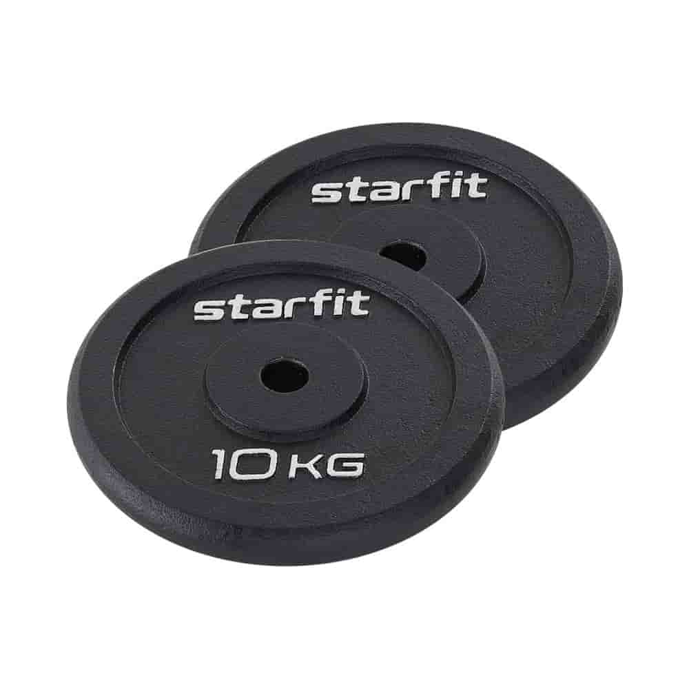 

Разборные Starfit, Starfit BB-204 10 кг Диск чугунный (2 шт)