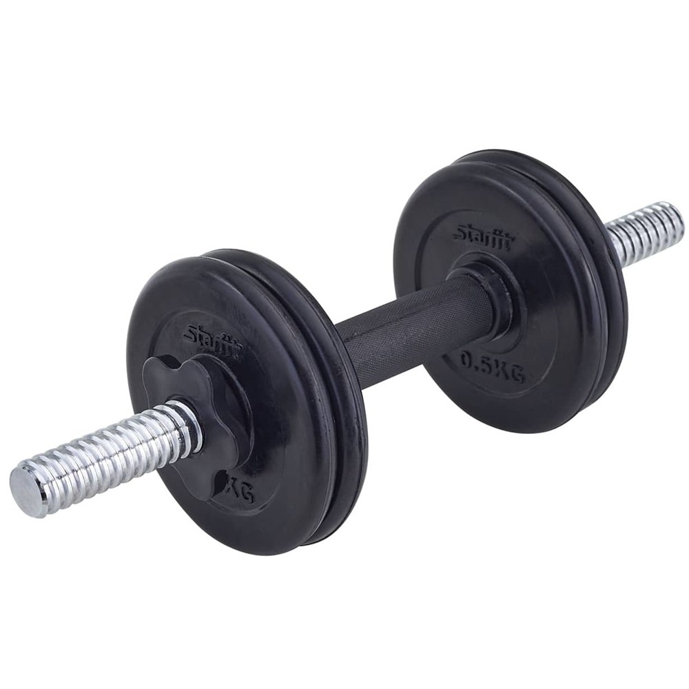 

Разборные Starfit, Starfit DB-716 3 КГ Гантель разборная обрезиненная
