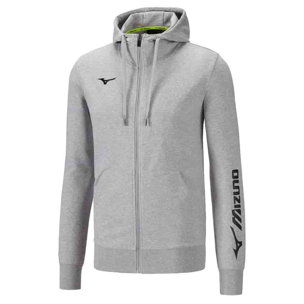 

Утепленные куртки Mizuno, Mizuno SWEET FZ HOODIE Куртка беговая утепленная с капюшоном Серый XL