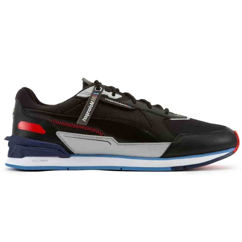 Puma BMW M MOTORSPORT LOW RACER Кроссовки повседневные Черный/Серый/Красный  купить в интернет-магазине экипировочного центра Kinash Sport