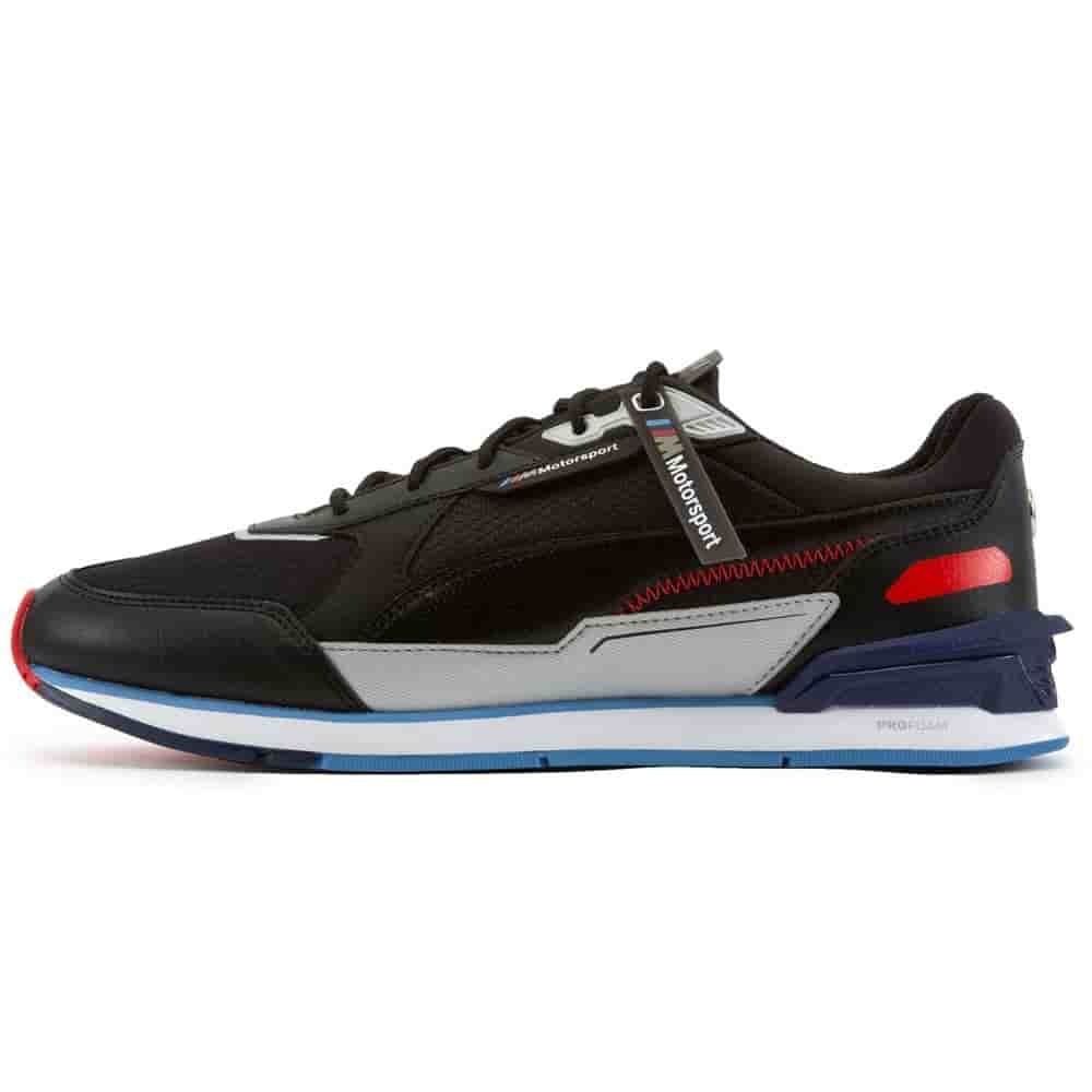 Puma BMW M MOTORSPORT LOW RACER Кроссовки повседневные Черный/Серый/Красный  купить в интернет-магазине экипировочного центра Kinash Sport