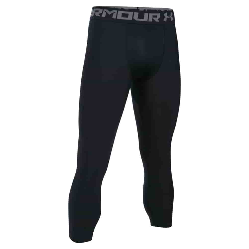 Under Armour HEATGEAR ARMOUR 2.0 3/4 LEGGINGS Компрессионные тайтсы Черный  купить в интернет-магазине экипировочного центра Kinash Sport