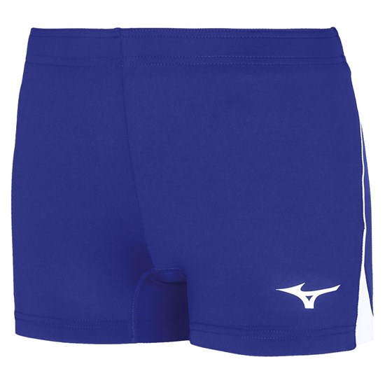Mizuno HIGH-KYU TIGHT HIQ (W) Шорты волейбольные женские Синий/Белый - фото 142347