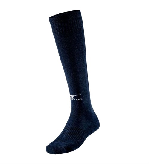 Mizuno COMFORT VOLLEY SOCKS LONG Гольфы волейбольные Темно-синий/Белый - фото 158256