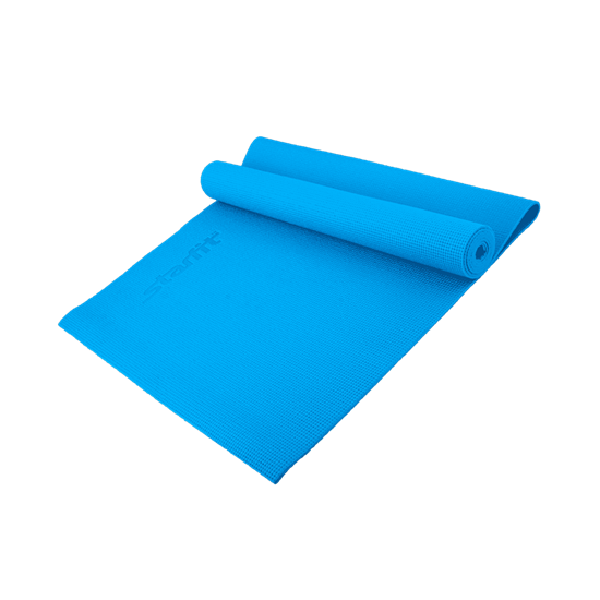 Starfit FM-101 PVC 173X61X0,8 СМ Коврик для йоги Синий - фото 159655