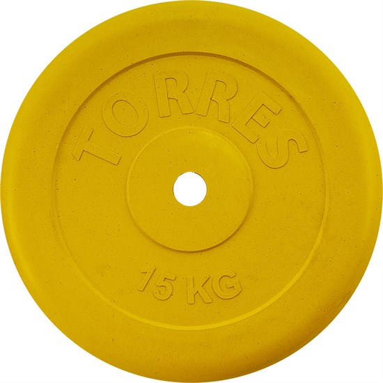 Torres PL504215 Диск обрезиненный 15 кг - фото 164951