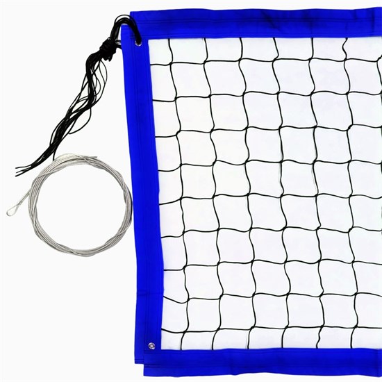 Rusbrand FS-PV №18 Сетка для пляжного волейбола Черный/Синий - фото 167067