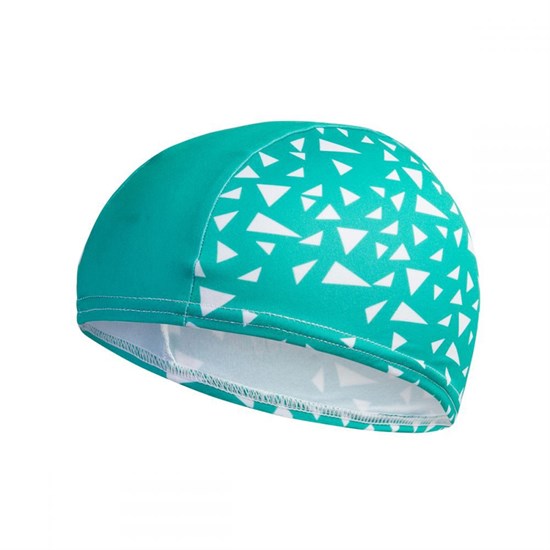 Speedo PRINTED PACE CAP JR Шапочка для плавания детская Зеленый/Белый - фото 167674