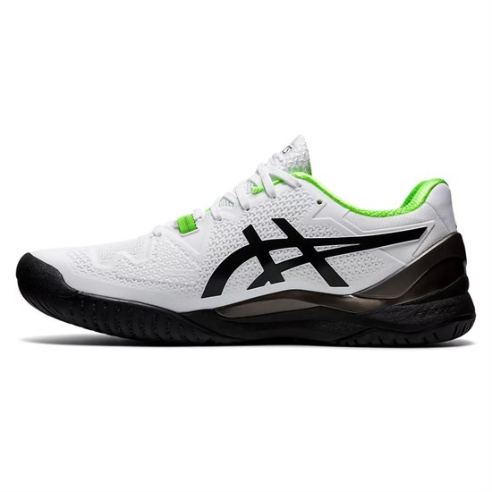 asics resolution 8 white