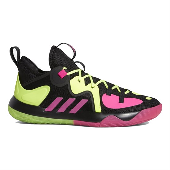 Adidas HARDEN STEPBACK 2 Кроссовки баскетбольные Черный/Салатовый/Розовый - фото 170348
