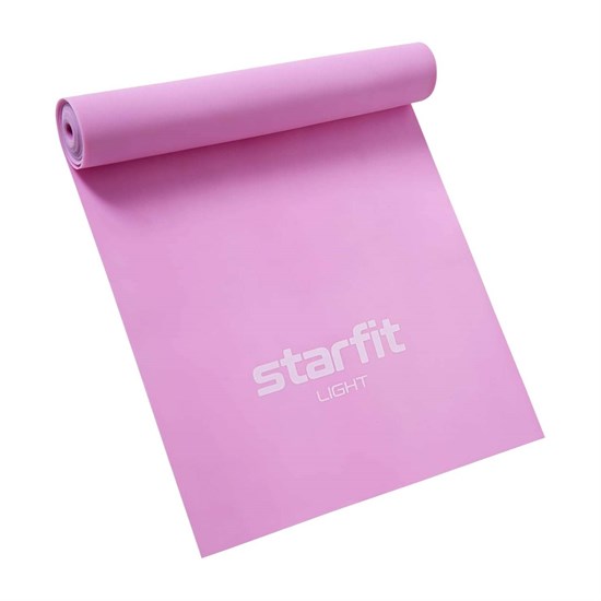 Starfit CORE ES-201 Лента для пилатеса 1200*150*0,35 мм Розовый пастель - фото 171497