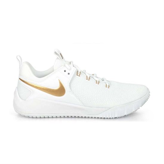 Nike AIR ZOOM HYPERACE 2 SE Кроссовки волейбольные Белый/Золотой - фото 172283