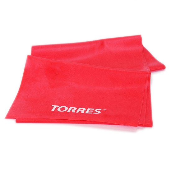 Torres AL0020 Эспандер латексная лента Красный - фото 173275
