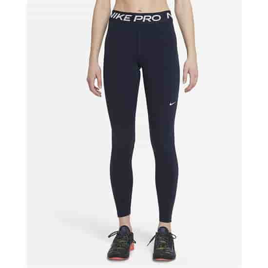 Nike PRO 365 TIGHT (W) Тайтсы беговые женские Темно-синий/Белый купить в  интернет-магазине экипировочного центра Kinash Sport
