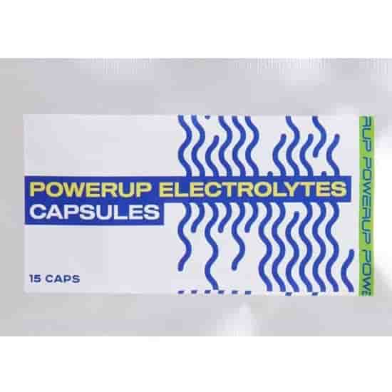 PowerUp ELECTROLYTES CAPS (саше 15 капсул) Солевые капсулы - фото 205610