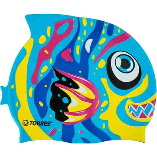 Torres JUNIOR Шапочка для плавания детская Голубой - фото 206209