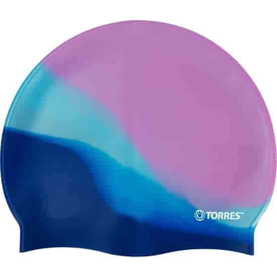 Torres FLAT Шапочка для плавания Фиолетовый/Голубой/Синий - фото 206215