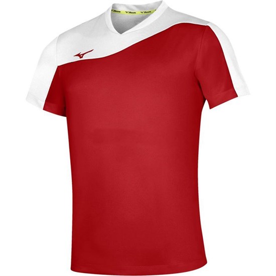 Mizuno AUTHENTIC MYOU TEE Футболка волейбольная Красный/Белый - фото 212991